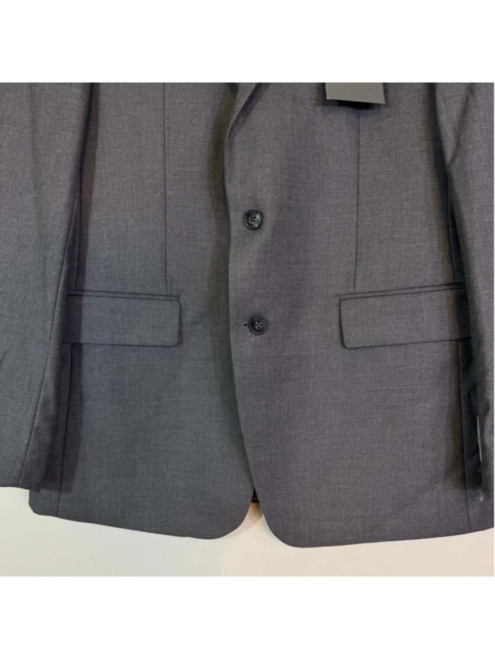 VAN HEUSEN Flex Men’s Slim Fit Stretch Suit Jacket Blazer Medium Gray Size 44L